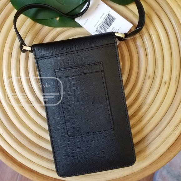 NS FLAP PHONE CROSSBODY CAMERON BLACK NORTH SOUTH BRAND NEW WITH TAG - Picture 5 of 6